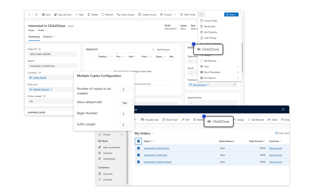 Clone Dynamics 365 Records​