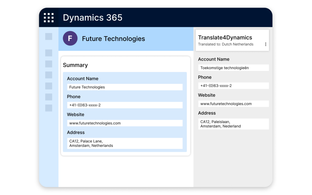 Show Translations in Side-Pane